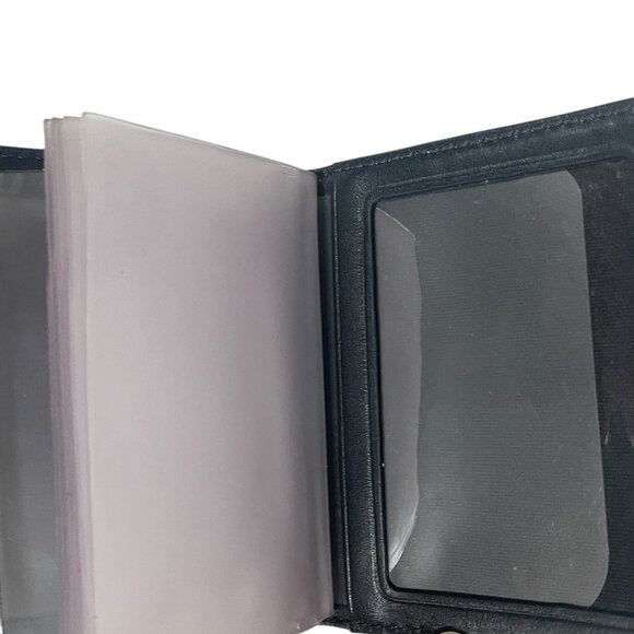 Coach Silver and Black Canvas card holder / wallet - Picture 5 of 8